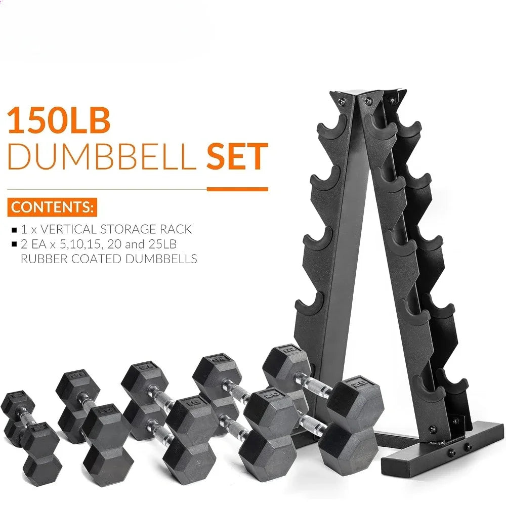 Dumbbell Set With Rack - All About Variety