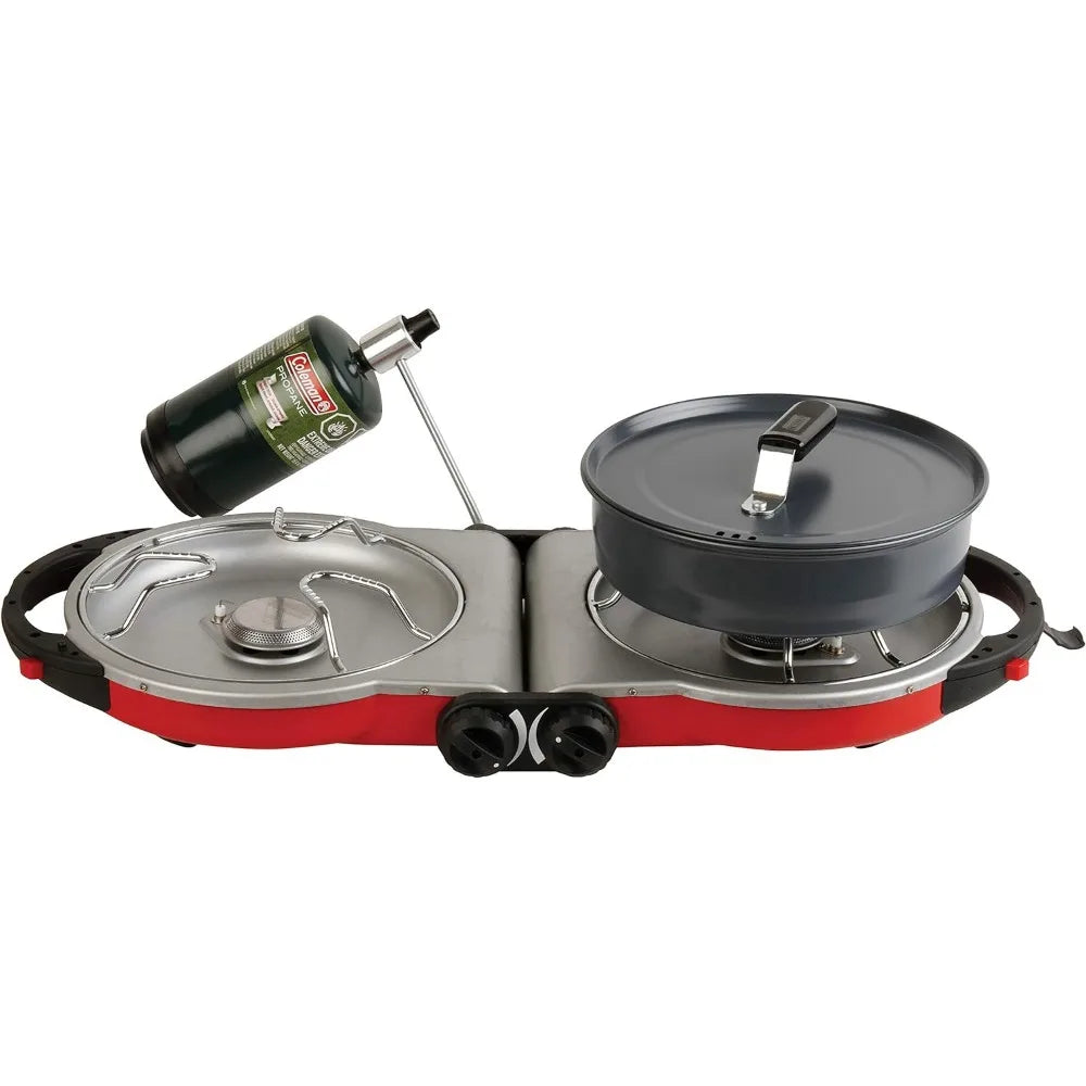 Fold N Go 2-Burner Propane Camping Stove - All About Variety