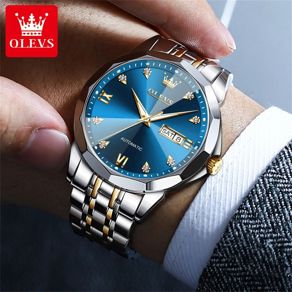 Waterproof Stainless Steel Wristwatch