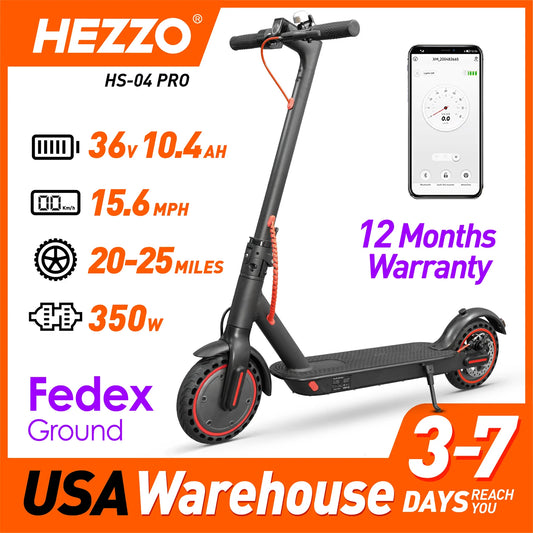 15.6MPH Electric Scooter Adult  Self-Balance Folding Kick