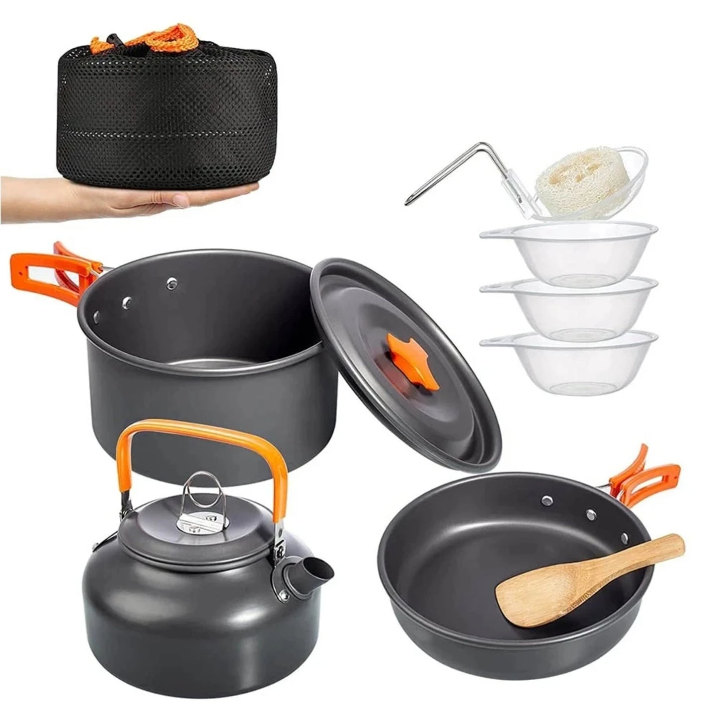 Camping Outdoor Aluminum Cooking Set