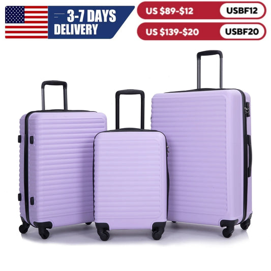 3 Piece Hardshell Luggage set with TSA lock