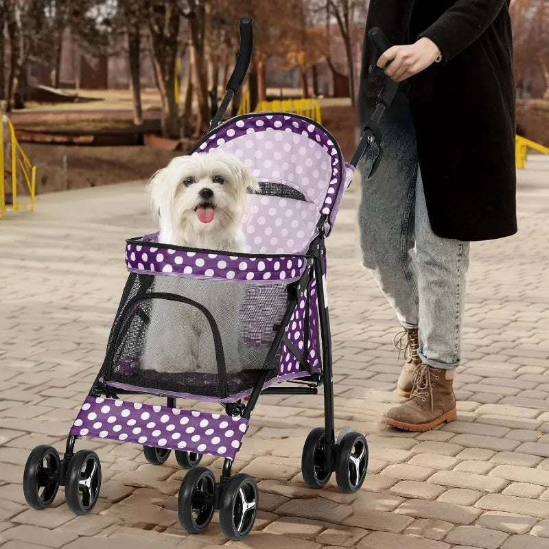 Easy-Fold Stroller with Sun Cover