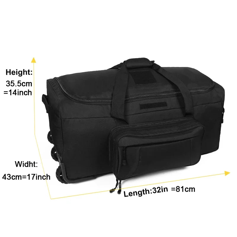 Heavy-Duty Camping Hiking Luggage Travel Suitcase