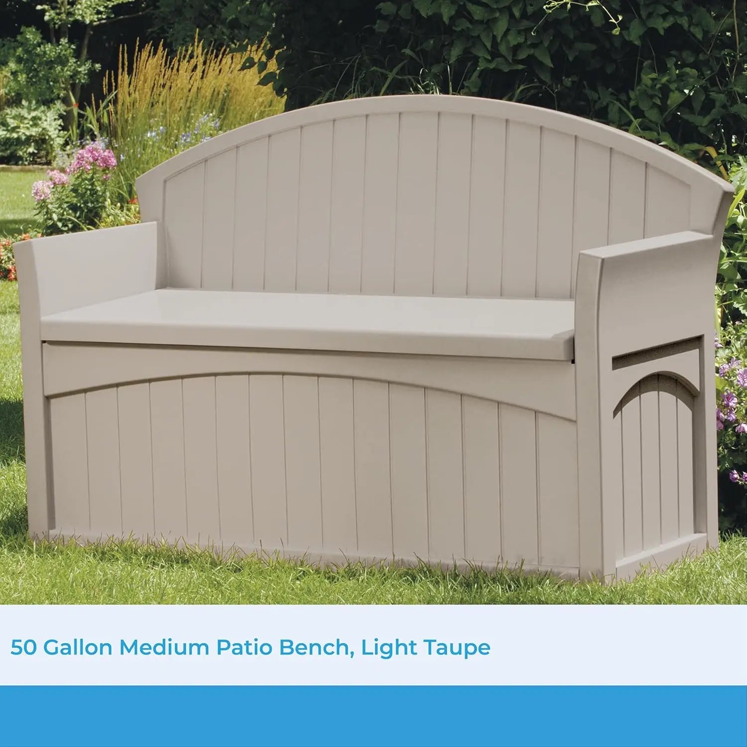 50 Gallon Patio Bench with Storage - All About Variety