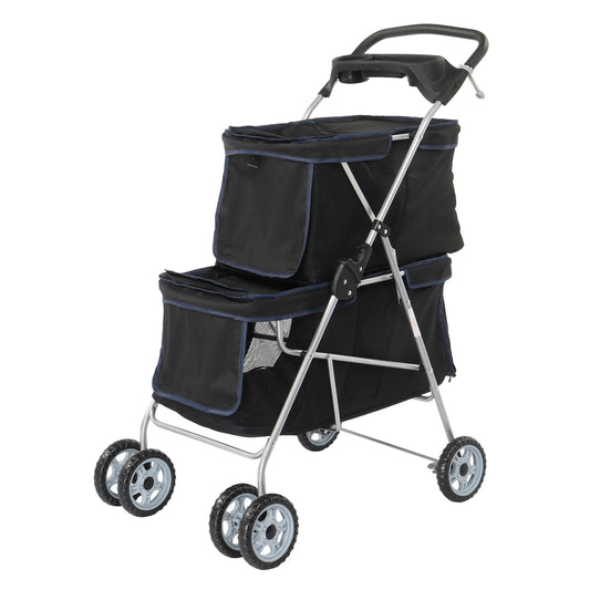 Double 4-Wheel Carrier Jogger for Small-Medium Pets