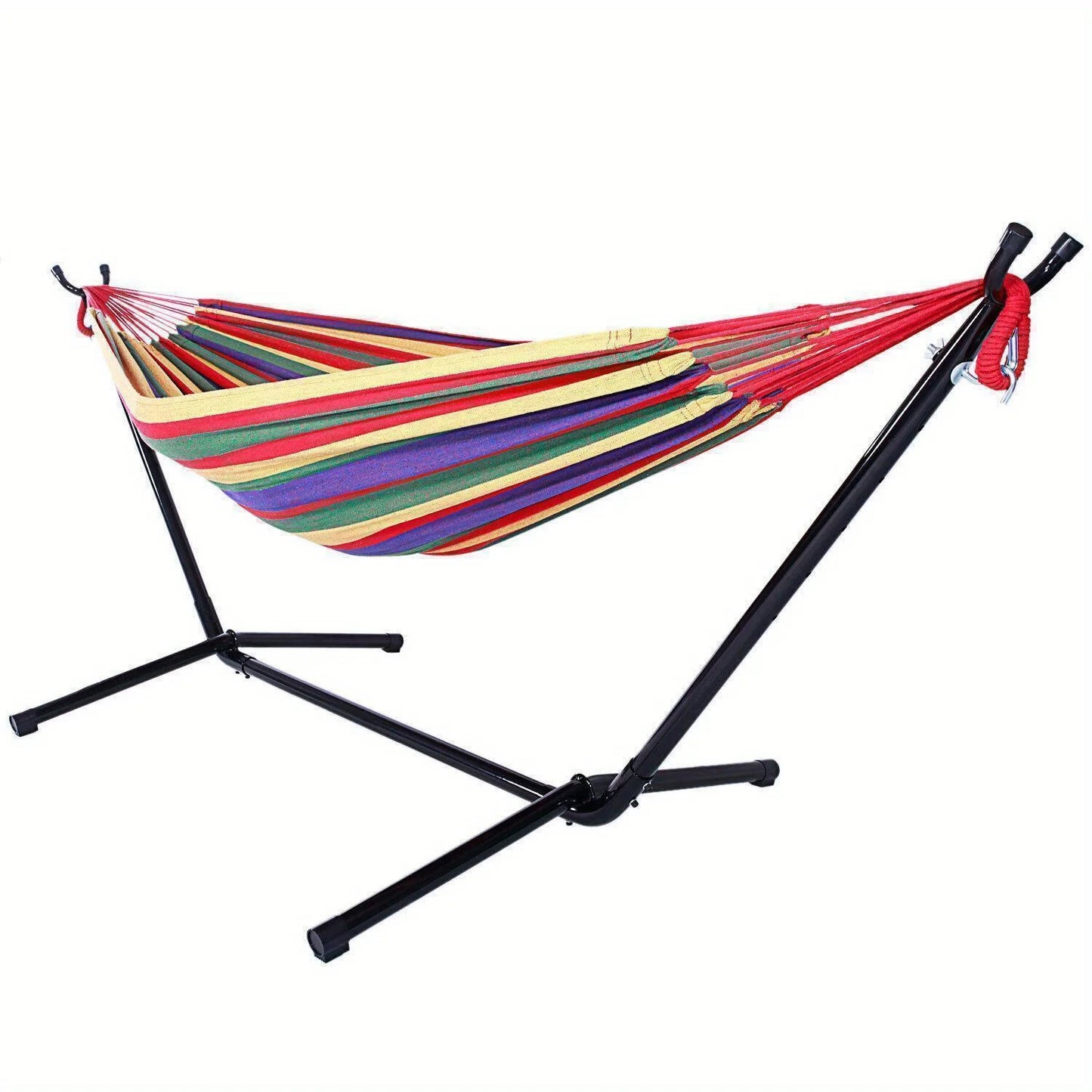 9ft  Double Hammock with Steel Stand Camping Bed