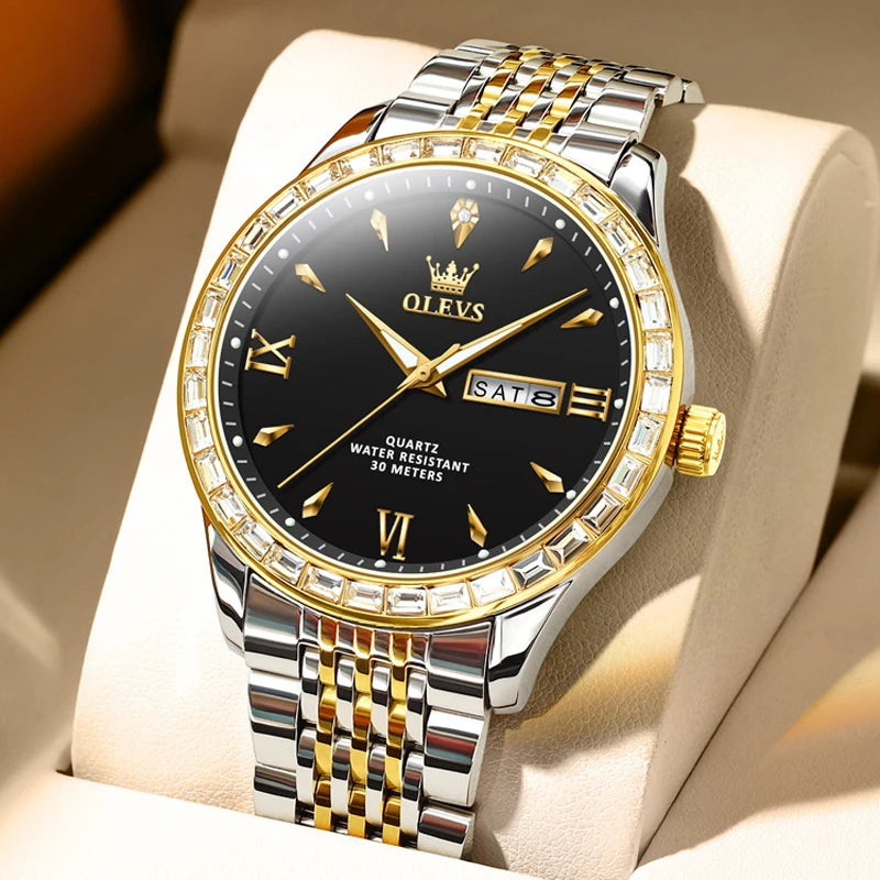 High Quality Stainless steel Strap Waterproof Wristwatch - All About Variety