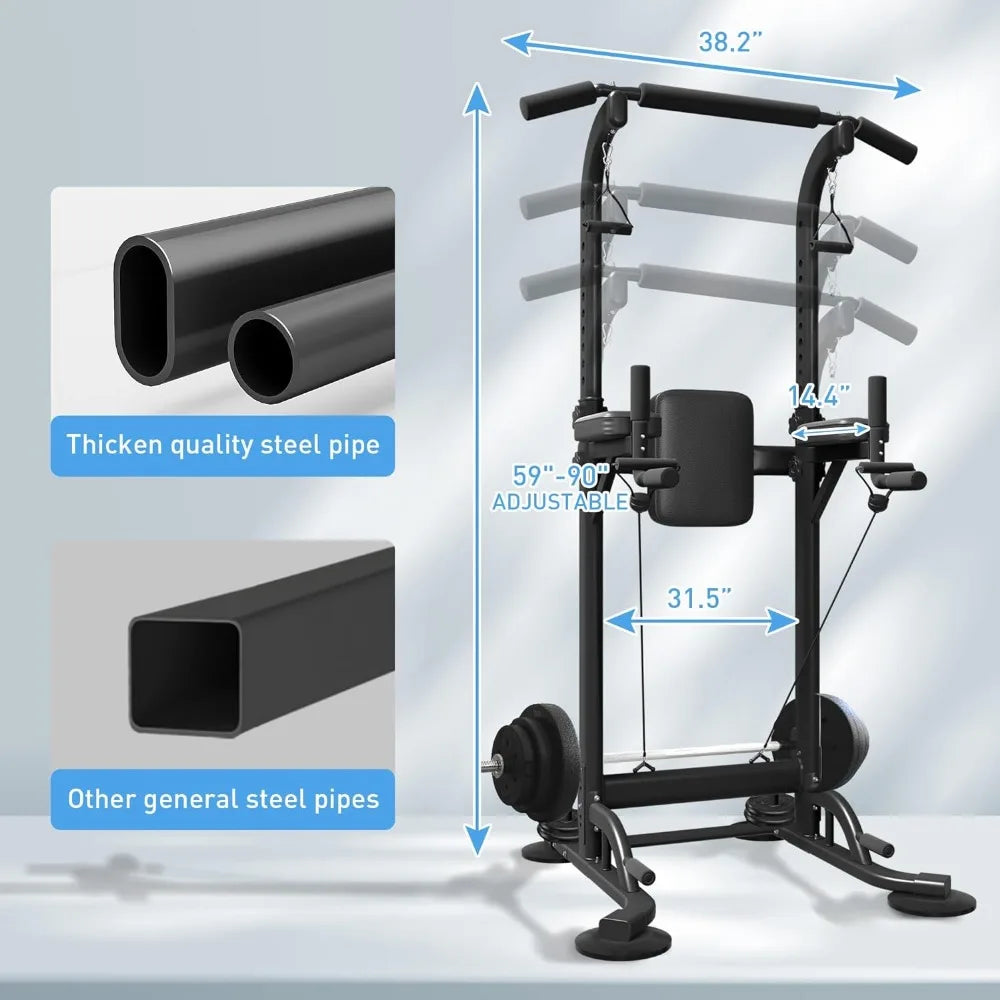 Pull Up Dip Station for Home Gym