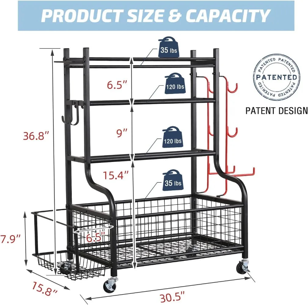 Gym Storage for Dumbbells Kettlebells Yoga Mat - All About Variety