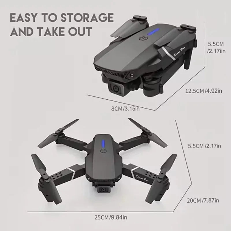 Drone 4K With 1080P Wide Angle HD Camera