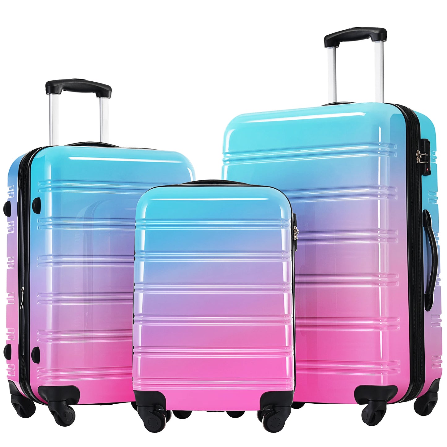 Hardshell Luggage Sets 3 Piece Expandable Suitcase