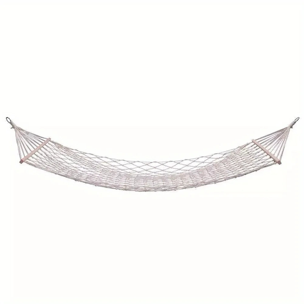 Cotton Rope Hammock Hanging Bed for Outdoors