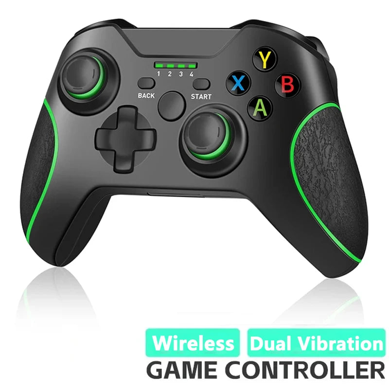 Wireless Gamepad Controller for PC with Dual Vibration