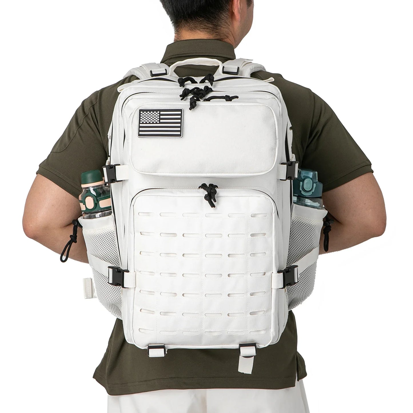 Backpack with Bottle Holder