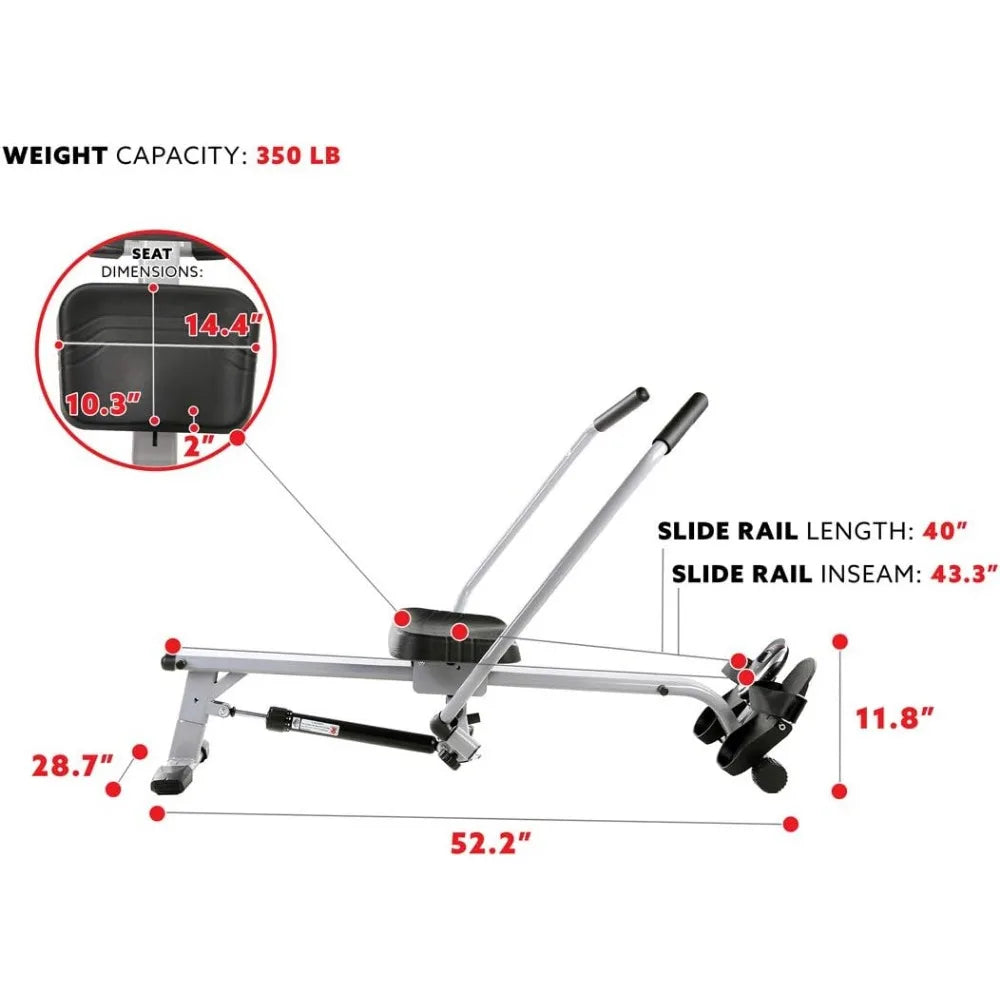 Smart Compact Full Motion Rowing Machine