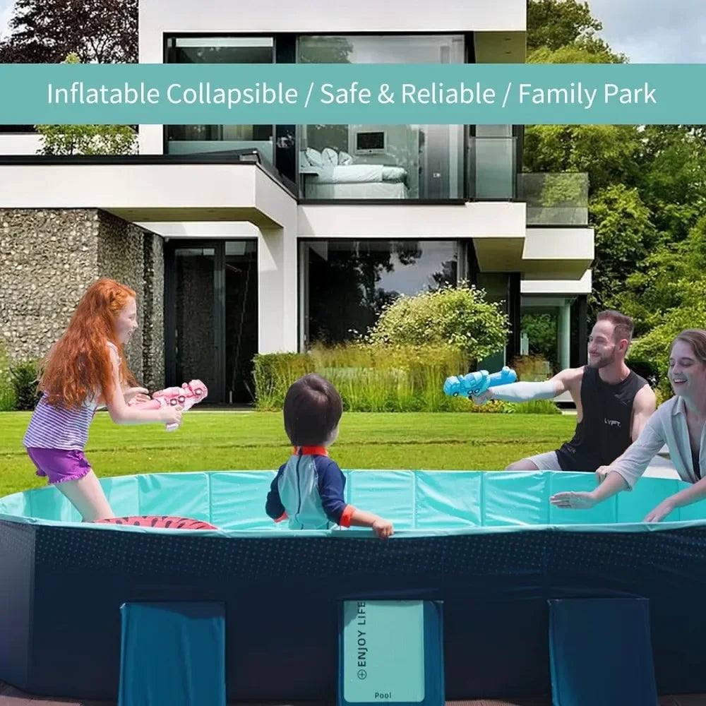 Foldable Non-InflatableOutdoor Swimming Pool - All About Variety