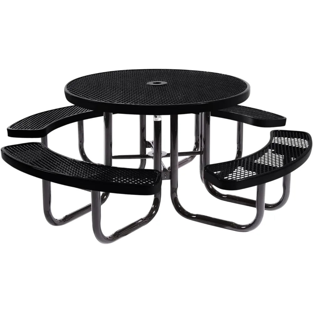 Coated Heavy-Duty Portable Outdoor Picnic Table