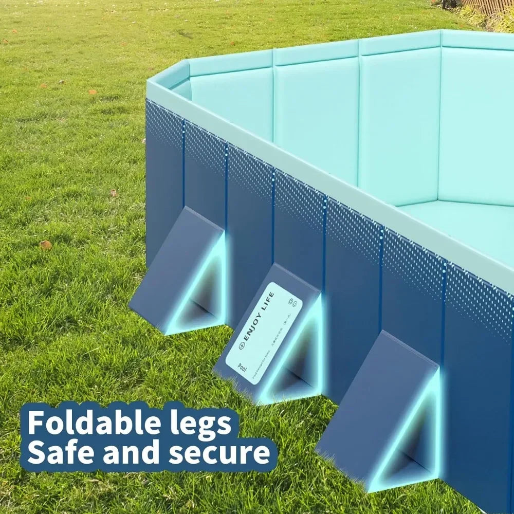 Foldable Non-InflatableOutdoor Swimming Pool - All About Variety