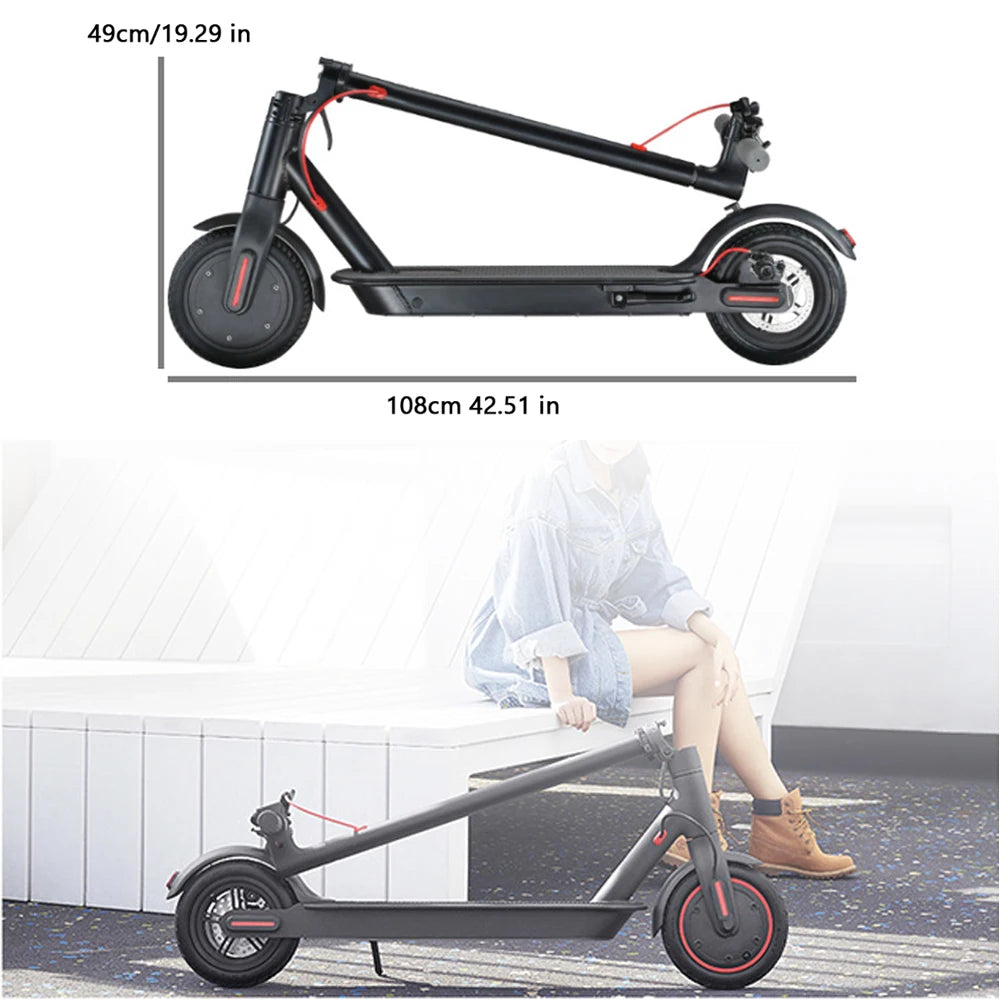 8.5" Folding Electric Scooter 300W 20KM Range 25km/h