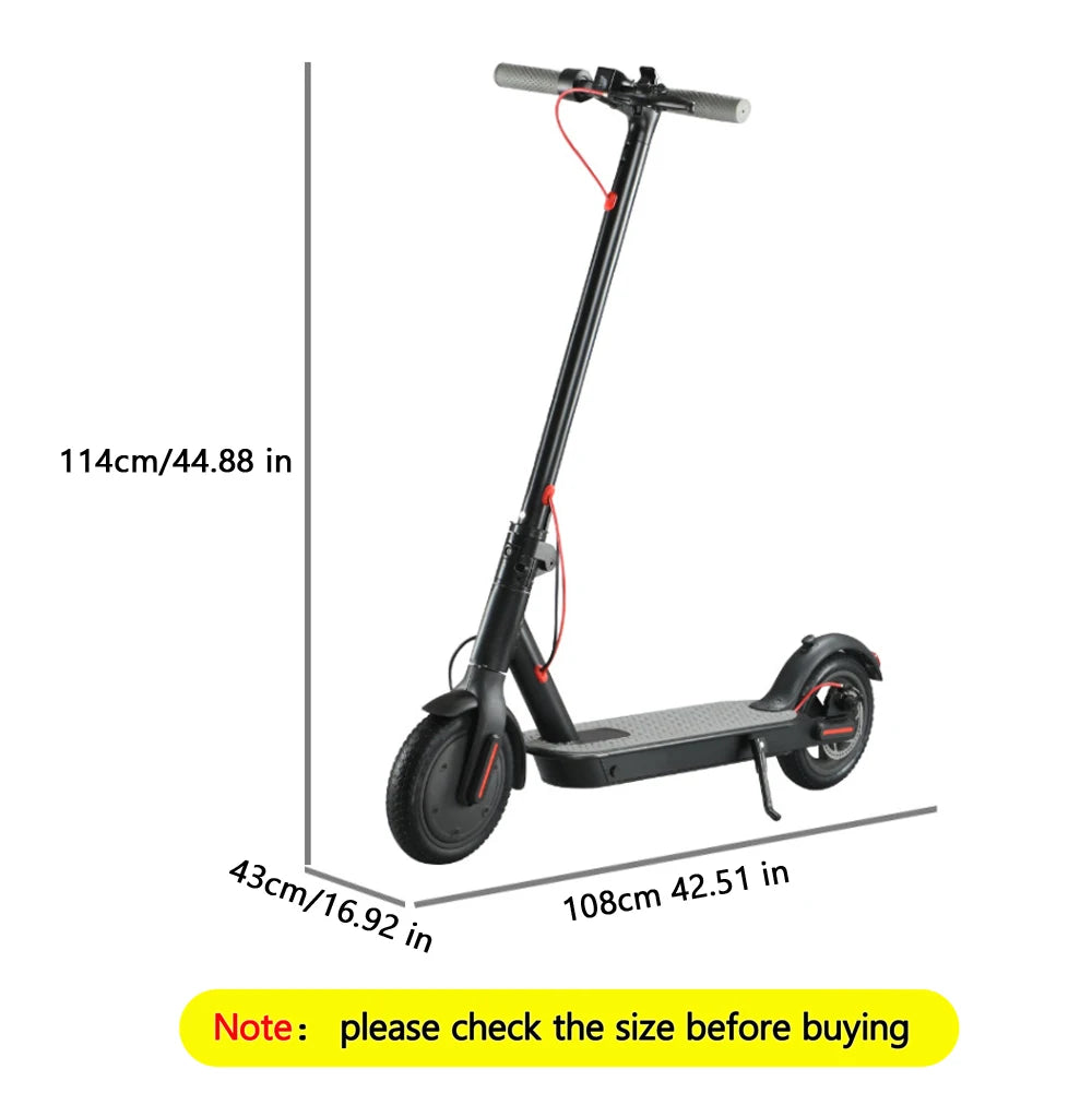 8.5" Folding Electric Scooter 300W 20KM Range 25km/h