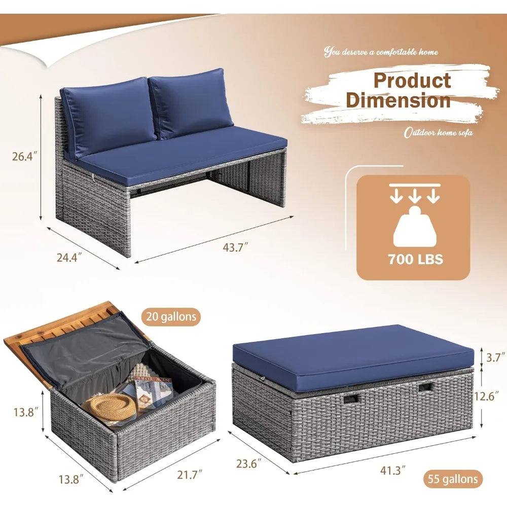 Multifunctional Patio Day Bed - All About Variety