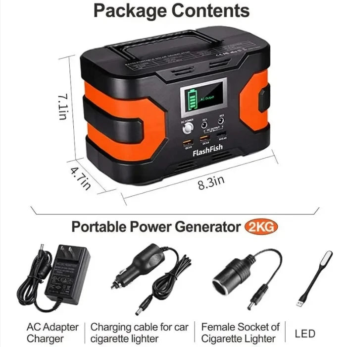 Portable Power Station Solar Equipment Generator