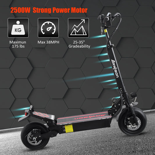 Dual Motor 11 Inch Road Tire Electric Scooter