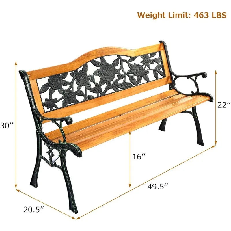 50 Inch Patio Bench - All About Variety