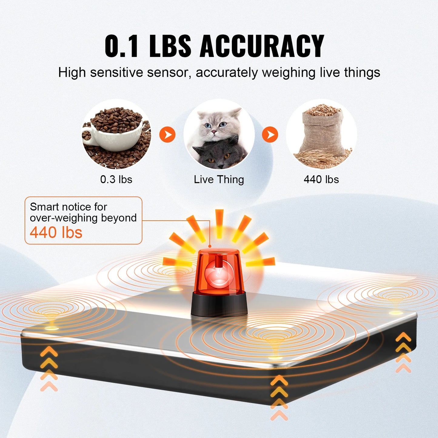 Weighing Scale with LCD Screen Timer for Luggage