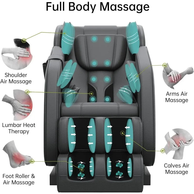 Full Body Massage Chair Recliner with Heating Function - All About Variety