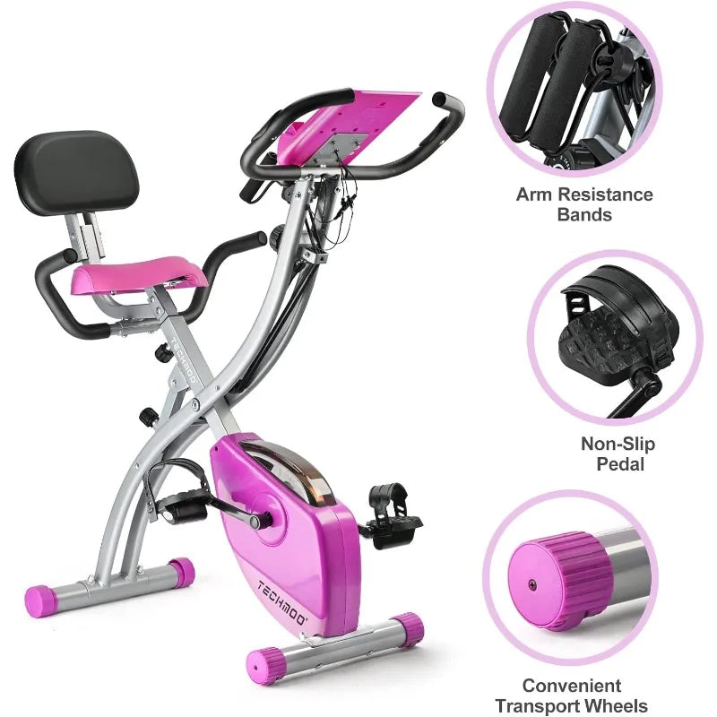 Portable Upright  Cycling Recumbent Stationary Bike - All About Variety