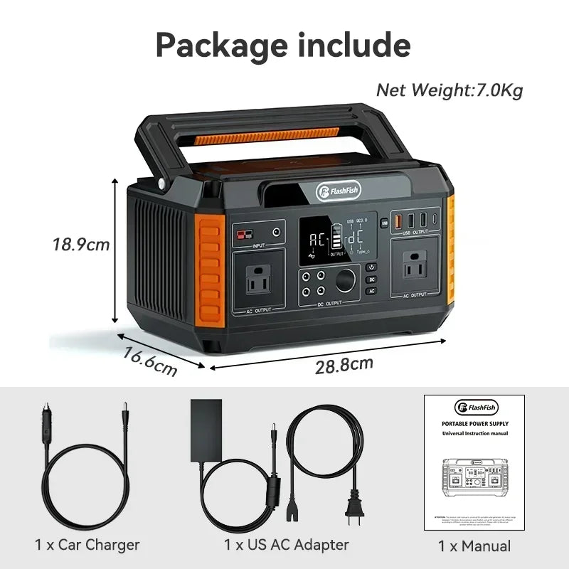 Portable Power Station Solar Equipment Generator