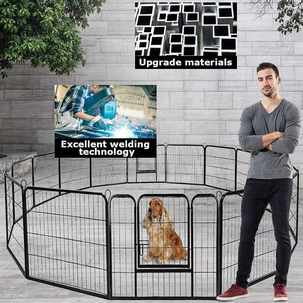 40 inch 16 Panels Exercise Pen with Doors