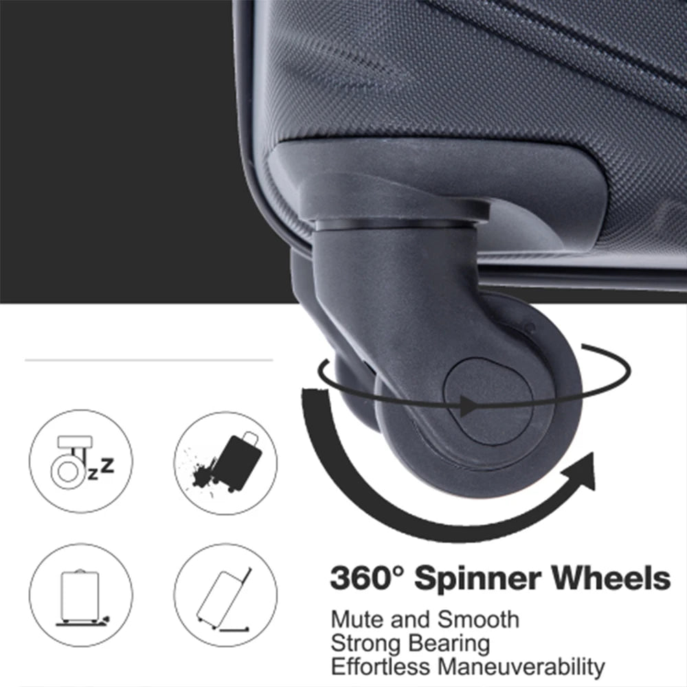 Luggage set 4-Piece Suitcase With Spinner Wheels