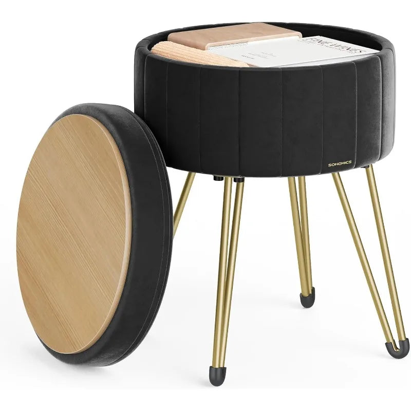 Small Ottoman Stool with Storage