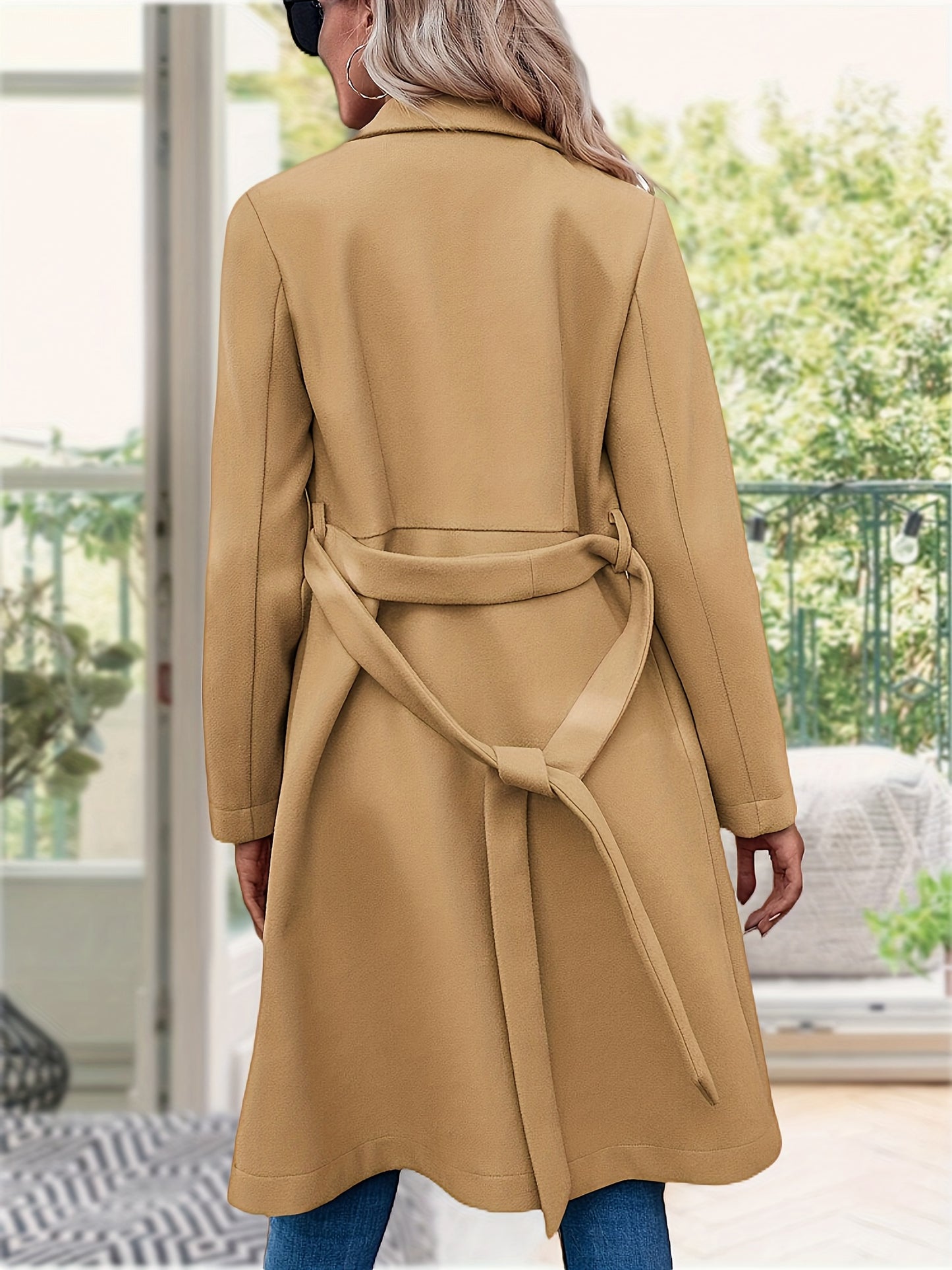 Womens Trench Coats Double Breasted