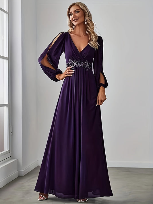 Plus Size Chiffon Bridesmaid Evening Gowns