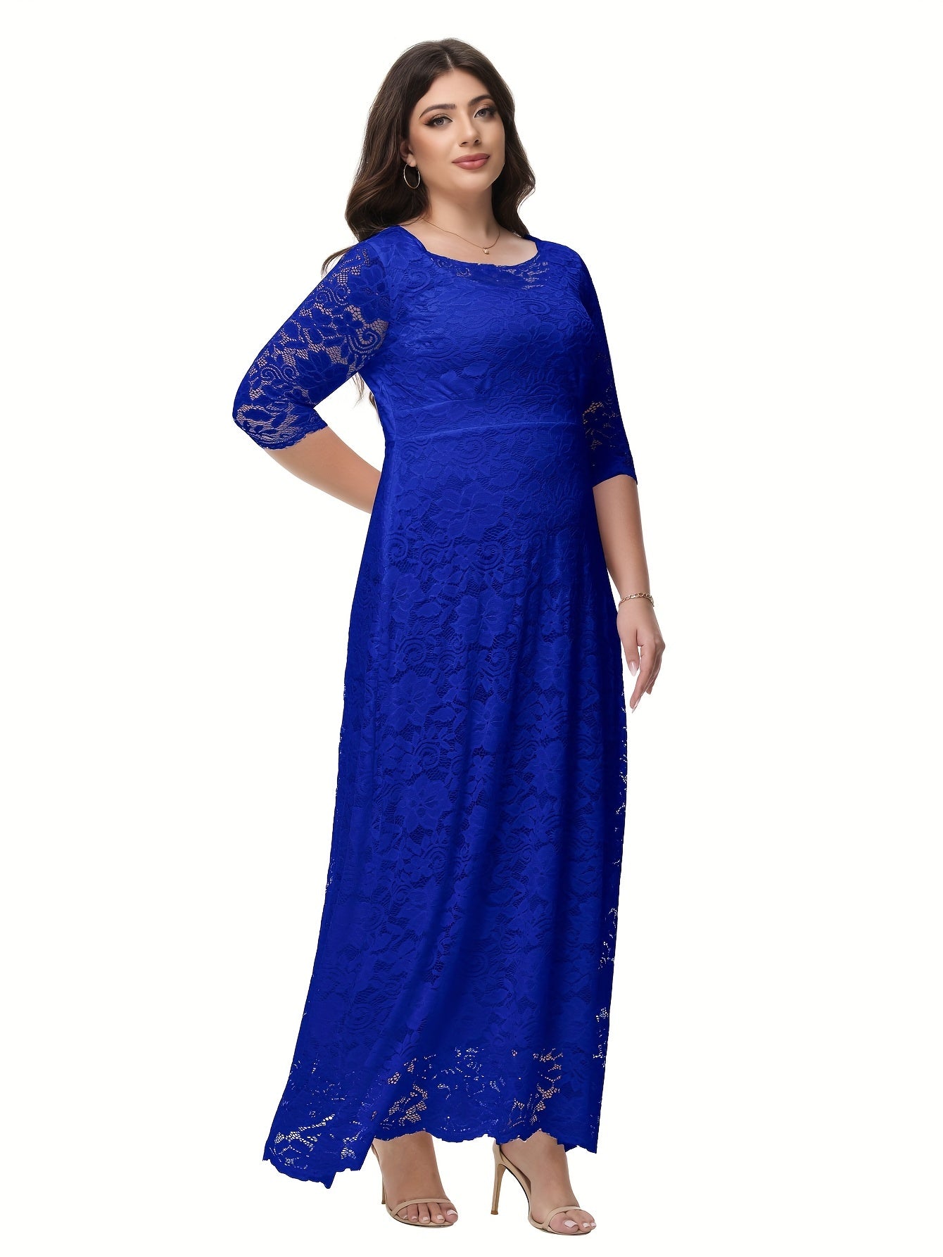 Plus Size Elegant  Evening Bridesmaid Dresses